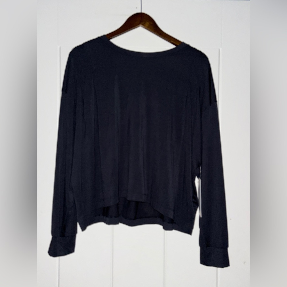 Athleta Elemental Long Sleeve Top‎ Sz XL Yoga Super Soft Sustainable UPF 50+ NEW